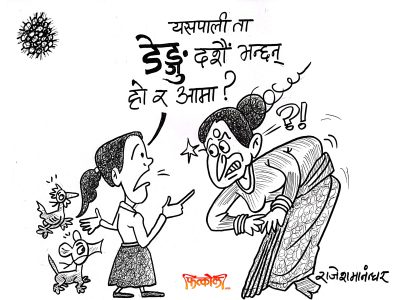 पोहोर कोरोना दसैँ, यसपालि चाहिँ डेँगु दसैँ हो रे आमा ?!