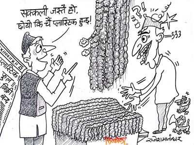 माला सक्कली नै हो ! तर छुनुभयो भने प्लास्टिक भैहाल्छ !!?