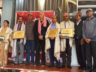 घुम्ती कविगोष्ठीको स्रष्टा सम्मान कार्यक्रम