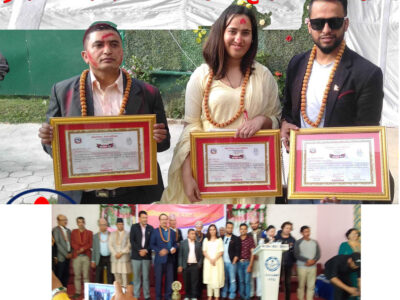 गजल महोत्सवमा विपिन, मुना र प्रज्ज्वलका गजल पुरस्कृत