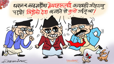बिग्रेको देश बनाउन खोज्ने ? यी फटाहालाई कार्वाही गरिहालौँ त कमरेड !?