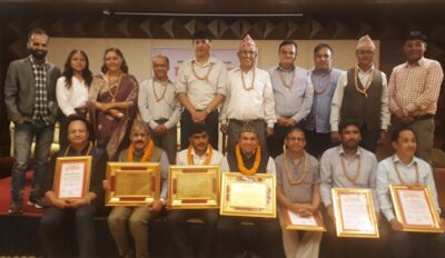 ‘मफलर’, ‘यशोधरा’ र ‘मुटुसँग सहयात्रा’ कृतिहरू पुरस्कृत ‘मफलर’, ‘यशोधरा’ र ‘मुटुसँग सहयात्रा’ कृतिहरू पुरस्कृत