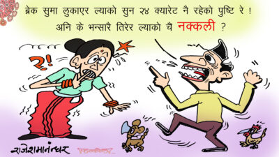 सुन चिन्नै सकस ! लुकाएर ल्याएको सक्कली अनि भन्सार तिरेर ल्याएको नक्कली ?!