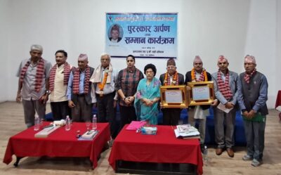 ‘सुन्दरप्रसाद शाह दुःखी स्मृति पुरस्कार’ जैशीलाई प्रदान