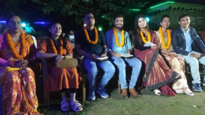 गजलमञ्च चितवनले गजल साँझमा छजना गजल गायकलाई उभ्यायो