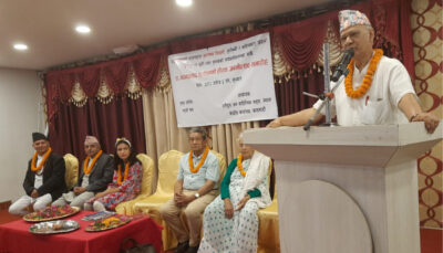 सत्याल आमाछोरीका तीन कृति एकैसाथ लोकार्पण