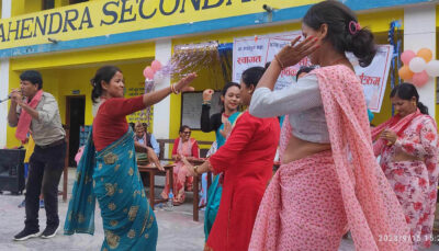 लोक दोहोरीका साथमा झरनाले मनायो दर खाने कार्यक्रम