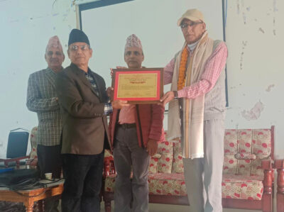 मेची क्याम्पसमा हास्यव्यङ्ग्य कार्यक्रम, नकुल काजी सम्मानित