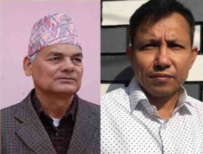 प्रभात र बानियाँलाई सम्मानित गरिँदै