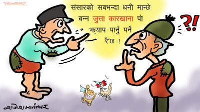 खालीखुट्टे जनताले त सरकारी सम्पति झ्याप पार्न सके पो नि !?