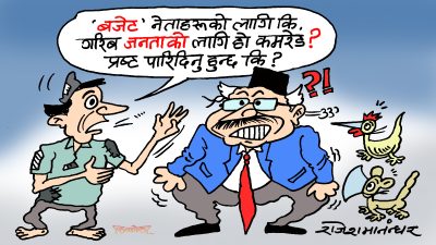 बजेट भन्ने तत्व नै नाम चाहिँ जनताको, हाम चाहिँ टाठाबाठा नेताको !?