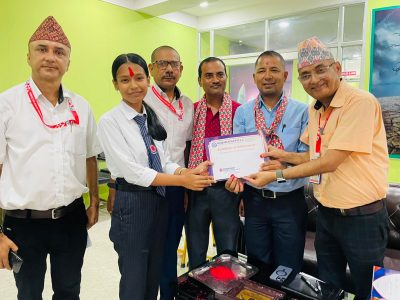 कविता प्रतियोगितामा मानसी पोखरेल प्रथम