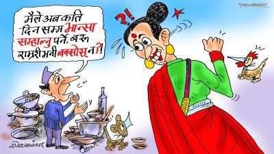 भान्साको काम कति झन्झटपूर्ण रहेछ भन्ने कुरा बल्ल थाहा भो श्रीमानज्यू ?!