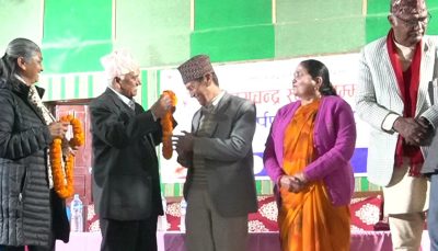 हृदयचन्द्र स्मृति सम्मान साहित्यकार शारदारमण नेपाललाई
