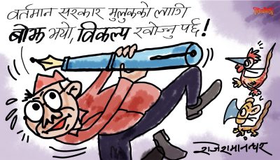 विकल्प खोज्ने पत्रुकारहरूको ढाडमा सुम्ला उठ्ने छन् ! सुम्ला गन्न को को तयार होलान् त हँ ?!