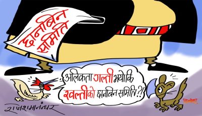 खल्तीमै रे’छ त छानबिन समिति ! खल्तीबाटै निस्कन पनि यत्रो सकस किन पर्‍या होला ?!