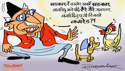 यो गभर्नर नियुक्ति प्रकरण सरकार ढाल्ने र अर्काे सरकार बनाउने तहसम्म पुगेको थियो रे कमरेड ?!