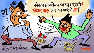 संसदमा बोल्न नपाएको झ्‌वाँक ‘ओभरपास’ उदघाटनतिर पोखियो भन्दारछन् त !?