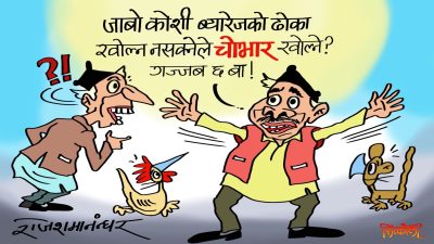 कोशी व्यारेजको ढोका खोल्न नसकेको झ्‌वाँक फेर्न चोभार खोल्ने हो सरकार ?!