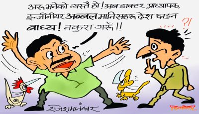 अब्बल नागरिक देशमै बसिरहे भने ह्‌वाँहरूलाई ‘देश चलाउन’ गाह्रो हुन्छ रे  !?
