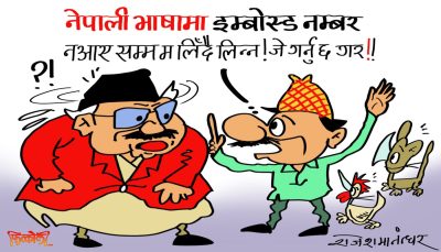 तीन वर्षसम्म लाइसेन्स दिन नसक्ने सरकारको इम्बोस्ड आतङ्क ! त्यसमाथि नेपाली भाषा गोपीक्याँच ?!