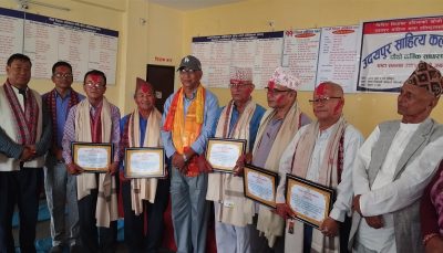 एकसय साठीऔँ मोती जयन्तीमा छ जना स्रष्टा सम्मानित