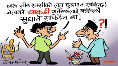 जाँडरक्सीको लतभन्दा नेताको चाकडीको लत बढी जब्बर हुँदोरे‘छ क्या !?