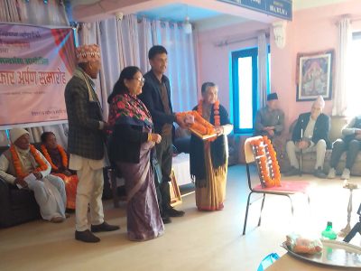 दैवज्ञराज न्यौपानेको चौधौं स्मृति दिवसमा स्रष्टाहरू पुरस्कृत