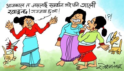 यो ताली होइन, गाली खाने मौसम हो क्या नानु !?