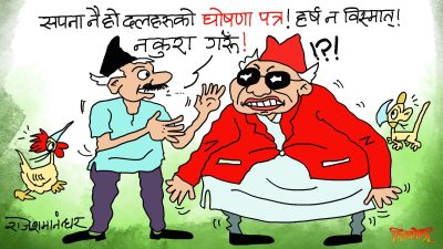 यी सवै सपना मात्रै भए ! अब त विपनामै प्राप्त हुने उपाय गरूँ न भन्या !?