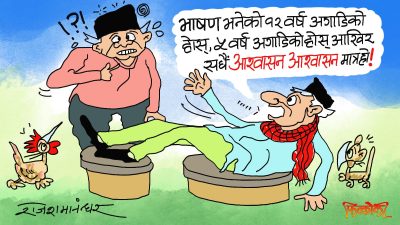 हैन, याे आइरहेकाे चुनाव हाे कि आश्वासनकाे बाढी हाे ??