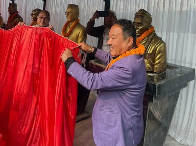 कुलपति भूपाल राईद्वारा धरानको स्रष्टा पार्क समुद्घाटन