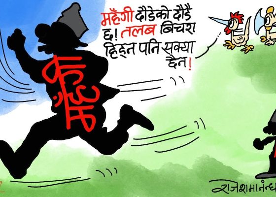 महँगी यसरी दाैडेकाे छ, नाथे तलबले त्यसलाई भेट्ला त भन्या ?!