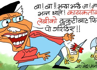 हिजाेसम्म बा ! बा ! अहिले चैं जा जा ! किन जाने ? बरू लेवीकै ढुकुटीबाट राजस्व फिर्ता !?