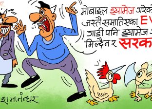 दलहरूलाई नै ड्यामेज गरिरहेका बेला जाबाे माेबाइल र इभी ड्यामेज  ?!