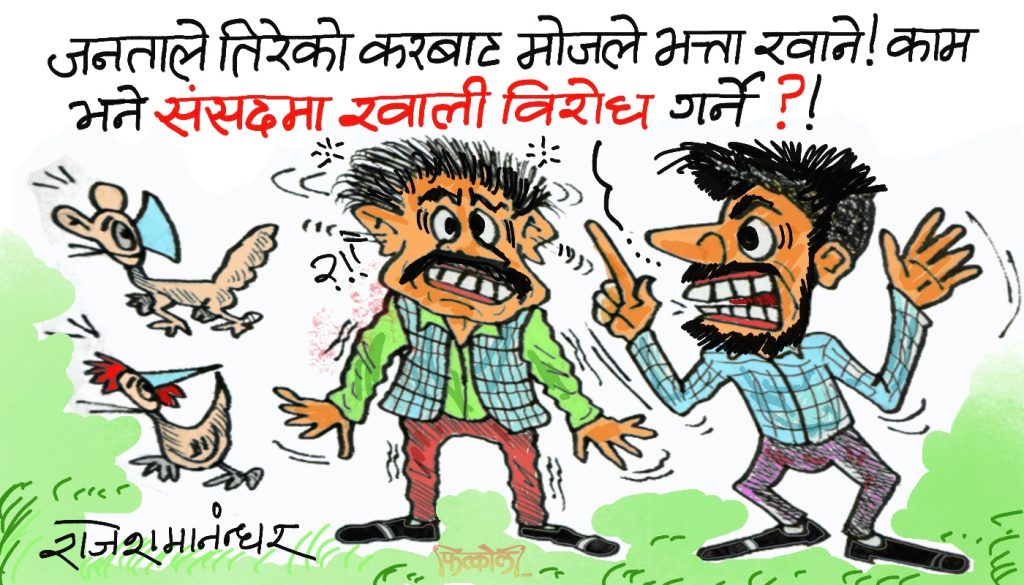 विराेध गर्ने ठाउँ नपाएपछि यतै ठाउँ बनाइयाे  है सभामुखज्यू ! कसाे हाेला ?!