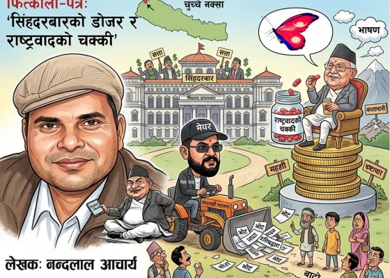 सिंहदरबार डोजर र राष्ट्रवादको चक्की