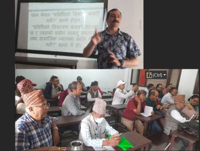 साहित्य सन्ध्यामा ‘अल्गोरिदम र डार्क पिआर’ बारे परिचर्चा
