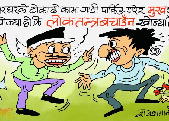चाेर ढाेका दुला र जस्केला नथुनी लाेकतन्त्र कसरी बँचाउन सकिन्छ त !?