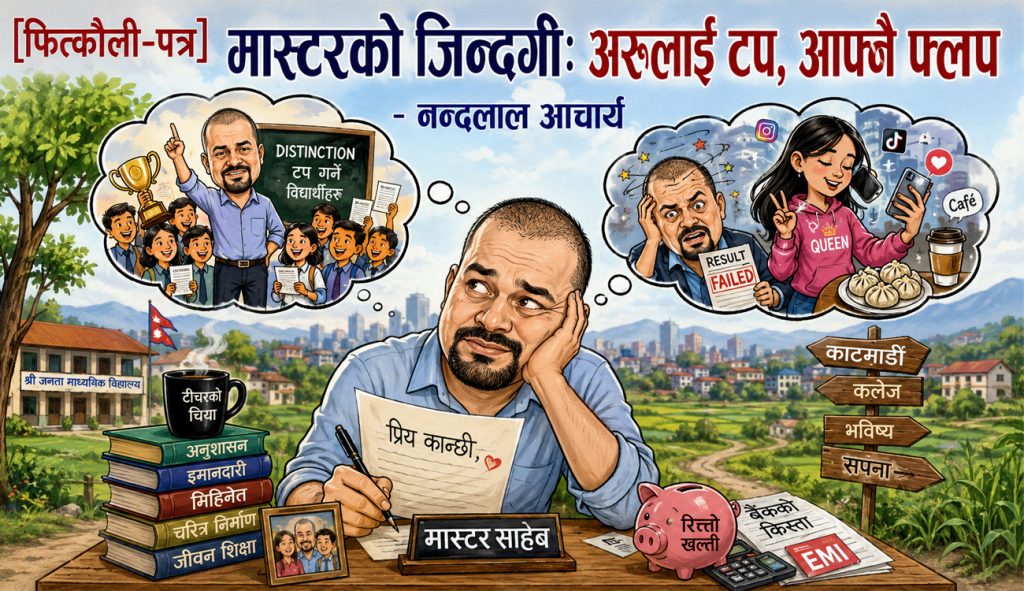 मास्टरको जिन्दगी: अरूलाई टप, आफ्नै फ्लप
