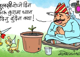 एकादशीकाे दिनमा पनि दिमागमा चैँ त्यै रक्सी मासुकाे छायाँ किन नाच्नुपरेकाे हाेला !?