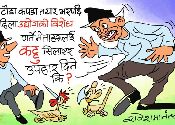 विचराहरू त्यै कट्टु लगाएर लाजकाे पसाराे छाेप्छन् हाेला नि त !?