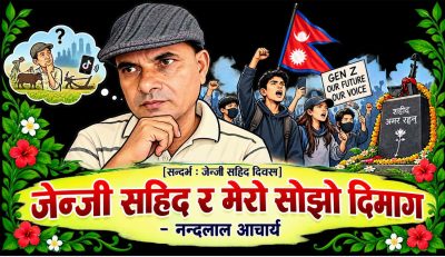 जेन्जी सहिद र मेरो सोझो दिमाग