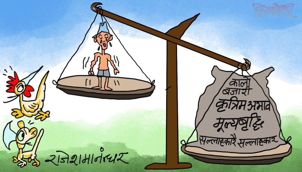 चाडपर्वको मुखमा बाङ्गिएकाे यो तराजुलाई सोझ्याउने तागत छ सरकार ?!