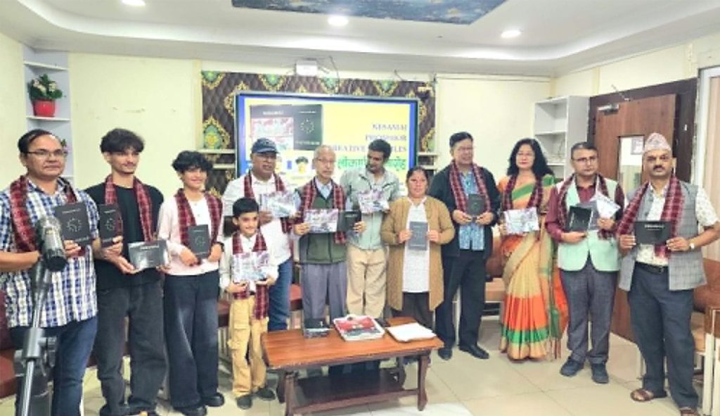 तीन स्रष्टाहरुका अङ्ग्रेजी भाषामा लेखिएका तीन कृति लोकार्पित